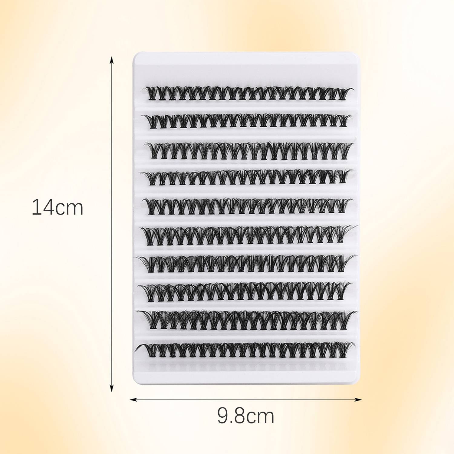 200 Büschel künstliche Wimpern – voluminöser und natürlicher Look
