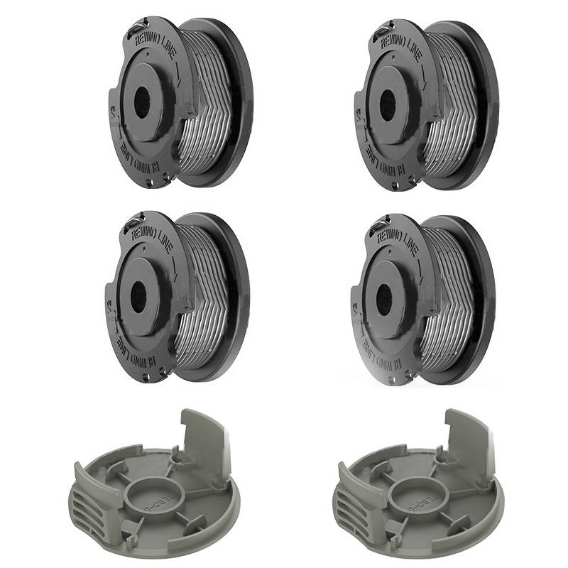 Ersatzspulen- und Abdeckungsset für Bosch Easy GrassCut 4er-Packung