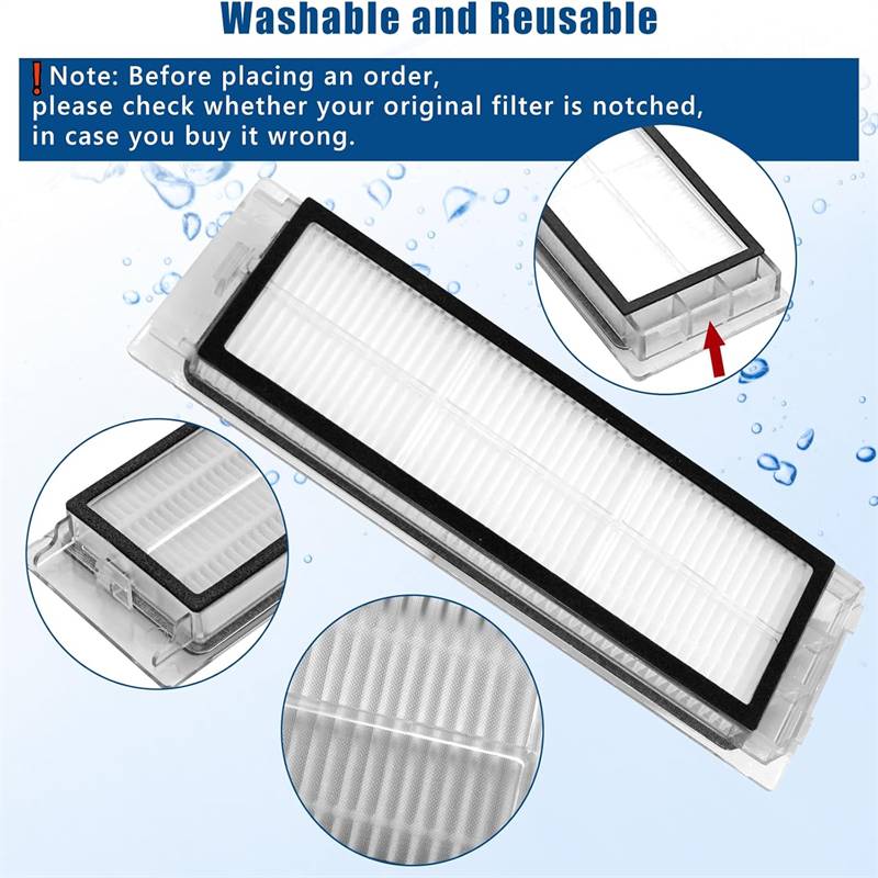 Ersatz-Zubehörset für Xiaomi Roborock Q7 Max und Q7 Plus Roboterstaubsauger