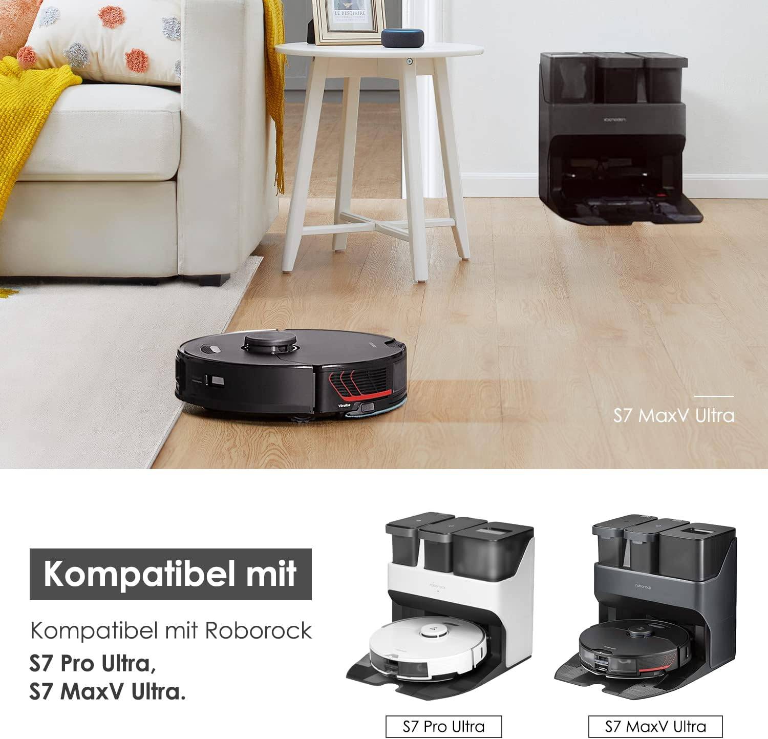 Zubehörset für Xiaomi Roborock S7 Pro Ultra/S7 MaxV Ultra