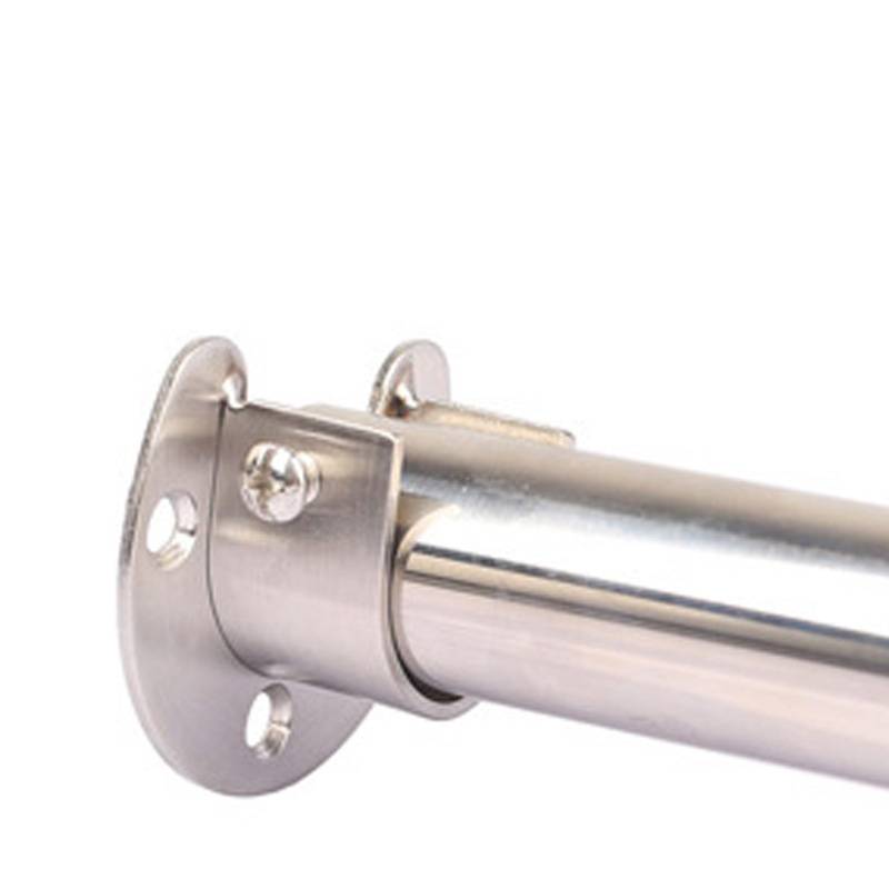 Kleiderstangenhalterungen aus Edelstahl, 2er-Pack Silver S