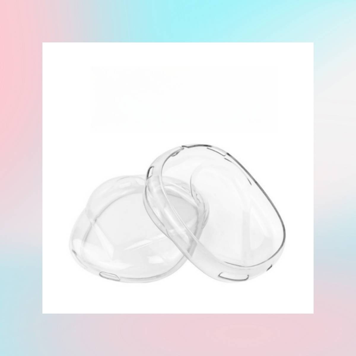 TPU-Hülle für AirPods Max-Kopfhörer, 2er-Pack Transparent