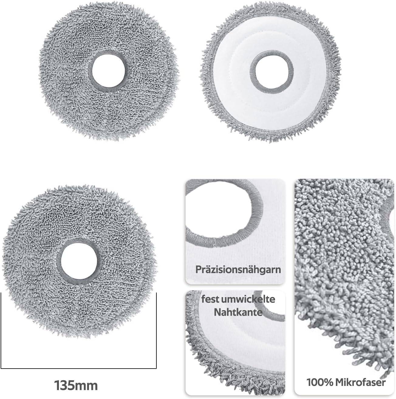 Ersatzteilset für Dreame L10s/L10/L20 Ultra Saugroboter