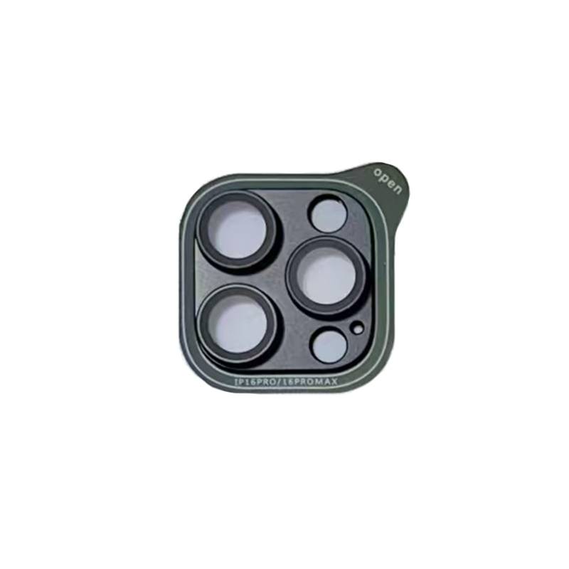 Matte Kameralinsenschutz für iPhone Black iPhone 16 Pro/16 ProMax