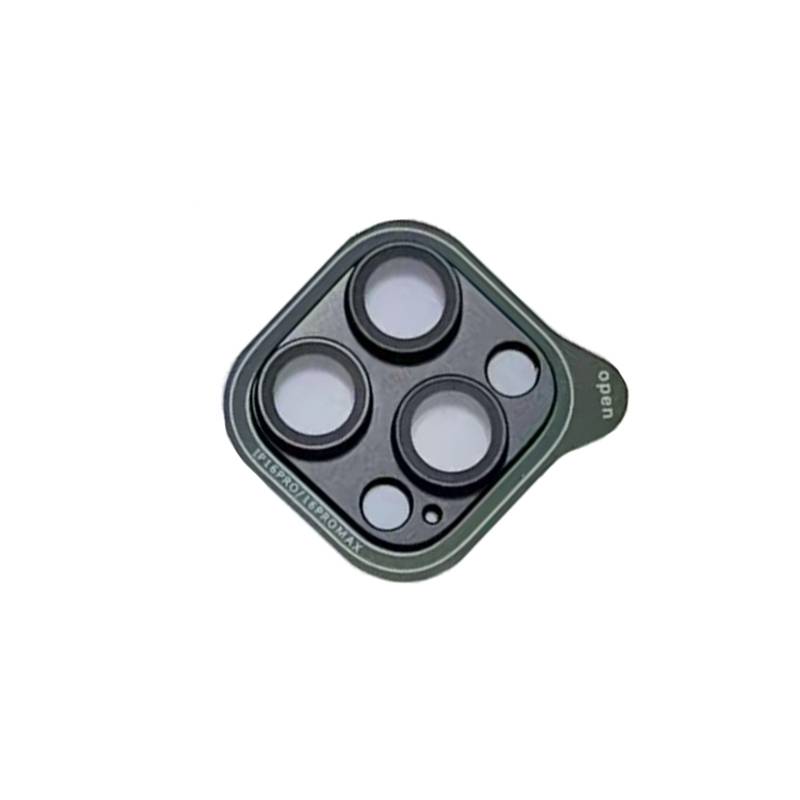 Matte Kameralinsenschutz für iPhone Black iPhone 16 Pro/16 ProMax