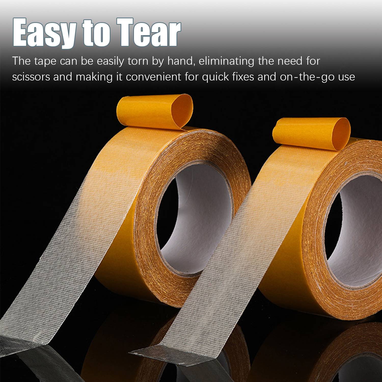 Doppelseitiges Klebeband Extra Stark - Stoffklebeband für Teppichverlegung 2cm x 10m 5 m