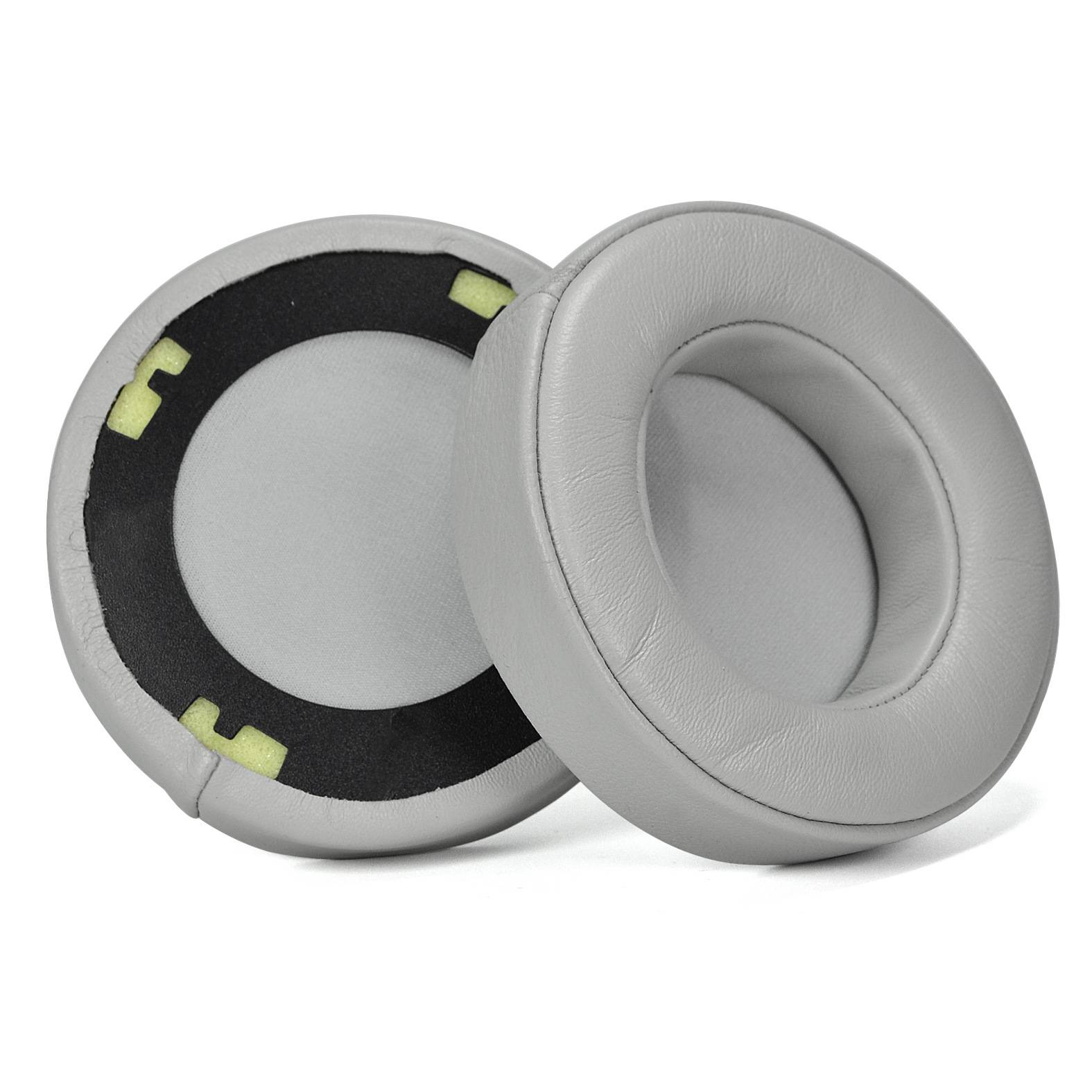 Ersatz-Ohrpolster aus Schaffell für Kopfhörer - 2er-Pack, grau Grey