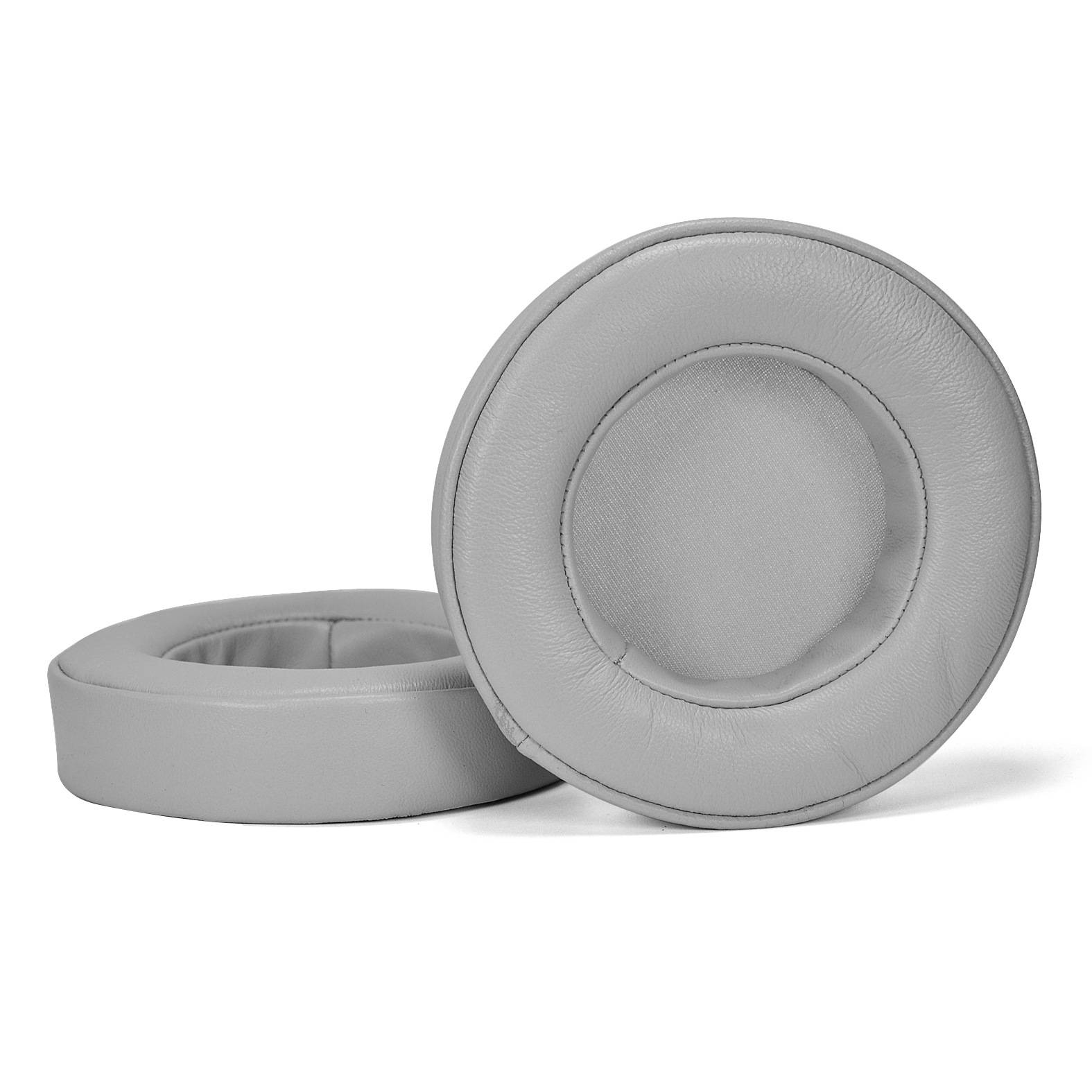 Ersatz-Ohrpolster aus Schaffell für Kopfhörer - 2er-Pack, grau Grey