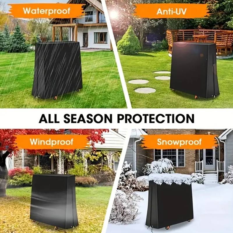 Wasserdichte Tischtennisplatten-Abdeckung - 65x27,5x72,8 Zoll