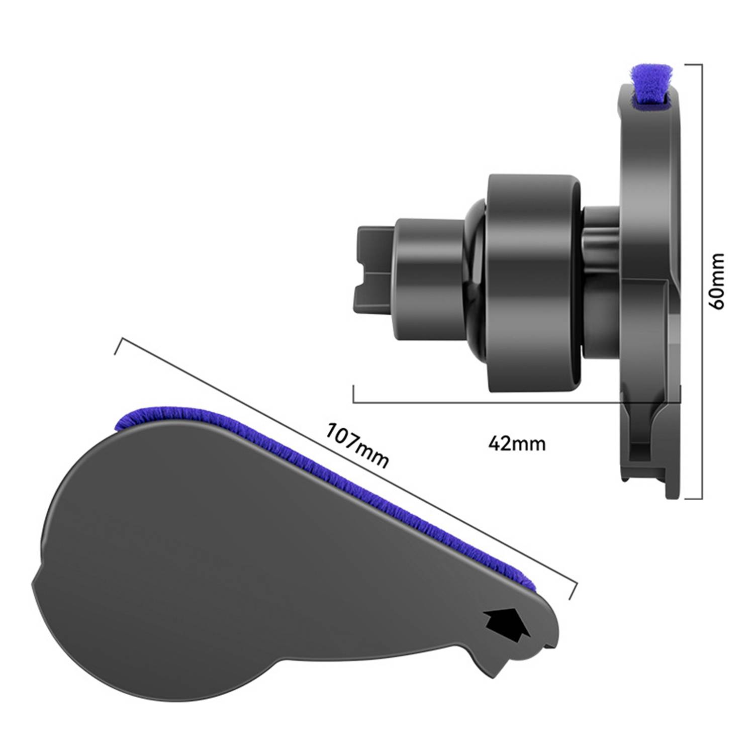 Ersatz-Seitenabdeckung für Dyson Soft Roller