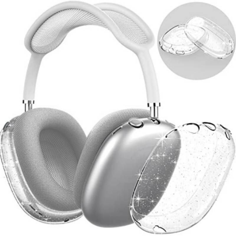 Glitzernde transparente TPU-Hülle für AirPods Max