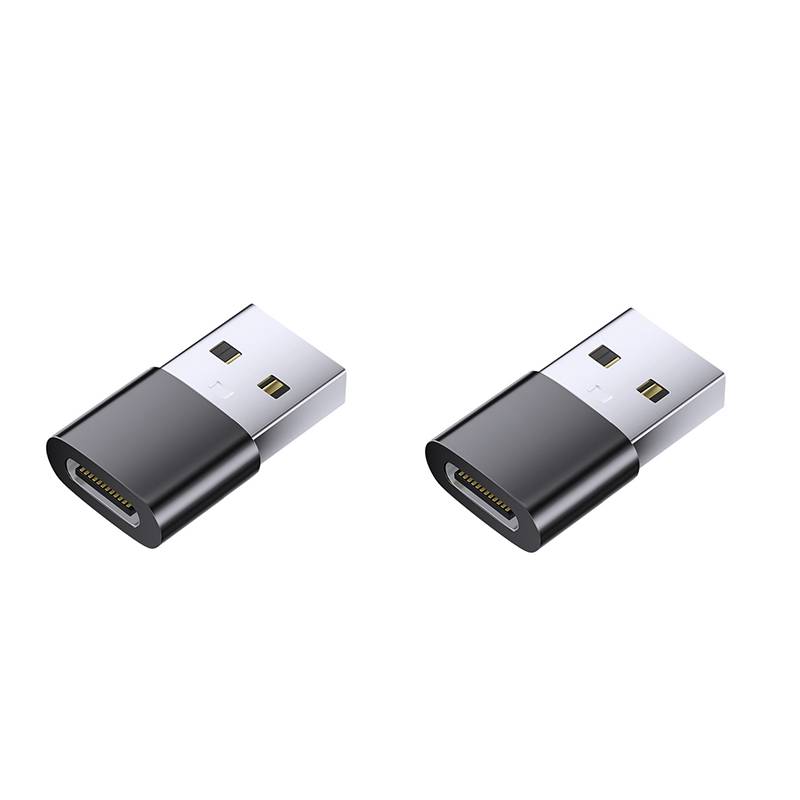 2er-Pack Typ-C-auf-USB-Adapter (Minimalistisches Design)