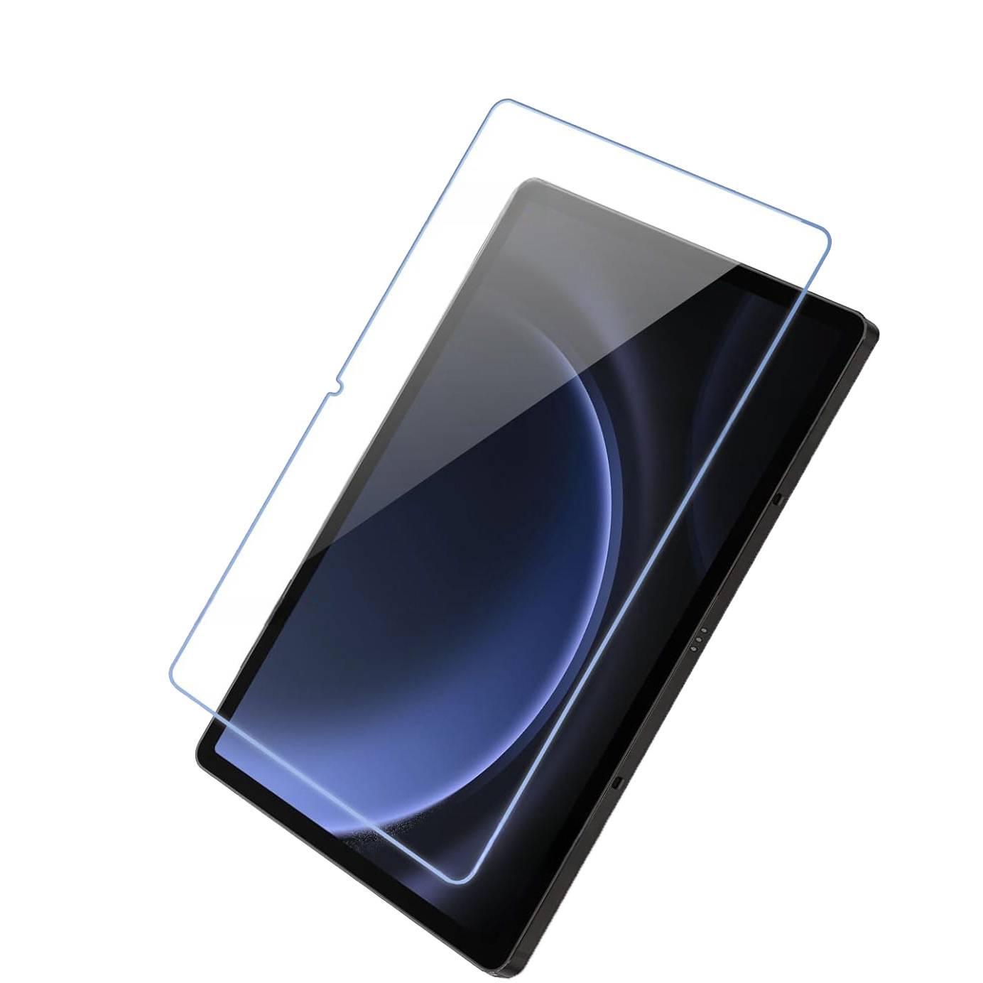 Gehärtetes Glas Displayschutzfolie für Samsung Galaxy Tab (2er-Pack) Samsung Galaxy Tab S9 FE