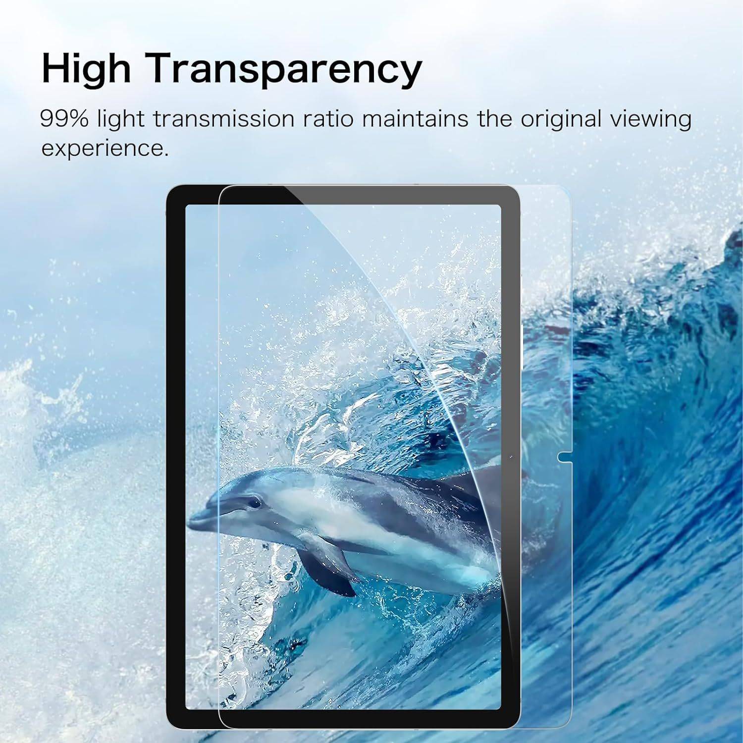 Gehärtetes Glas Displayschutzfolie für Samsung Galaxy Tab (2er-Pack) Samsung Galaxy Tab S9+/Tab S9+ 5G