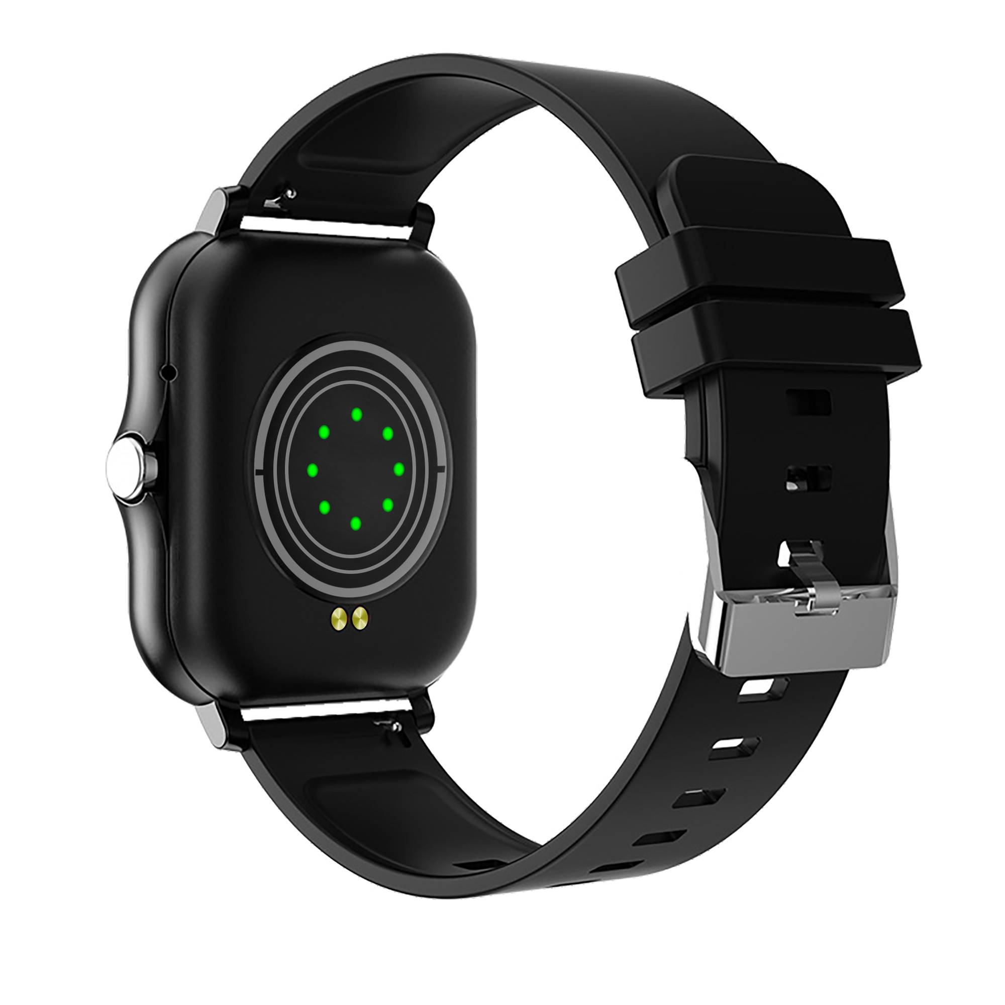 Smartwatch mit Bluetooth-Anruf und Fitness-Tracker Black