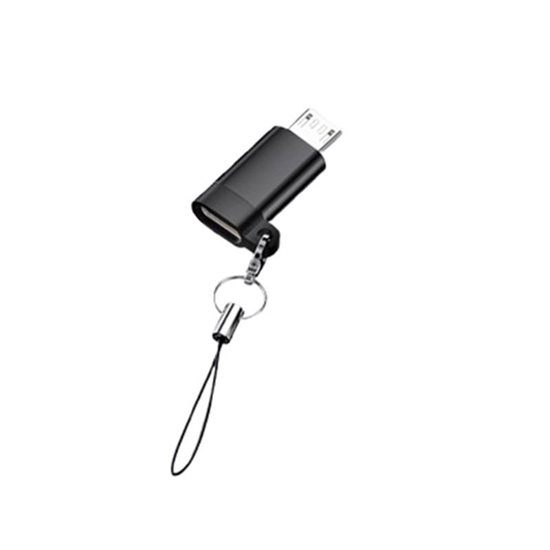 Ein schwarzes USB-Speicherlaufwerk mit angebrachtem Riemen und Schlüsselring, geeignet für bequeme Tragbarkeit und Datenspeicherung.