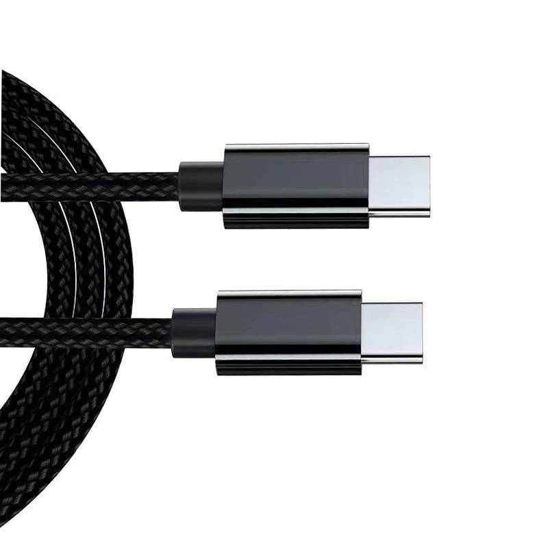 2 m USB-C-auf-C-Kabel, 2er-Pack Black