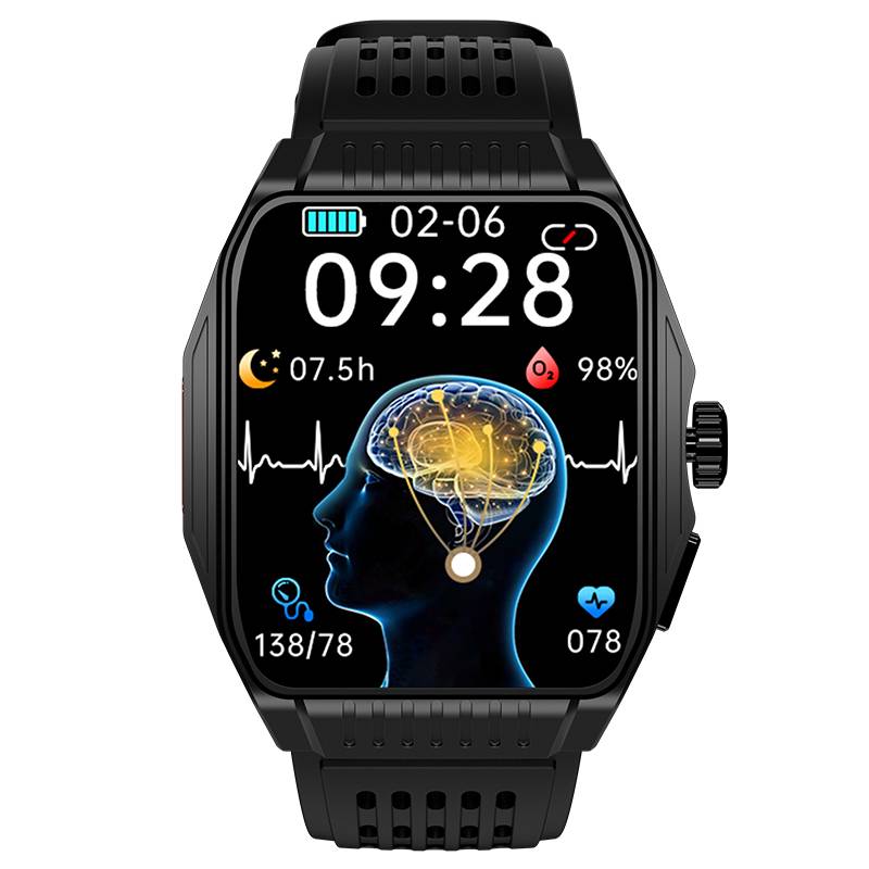Smartwatch mit Schlafhilfe, EKG, Bluetooth-Anrufen Black