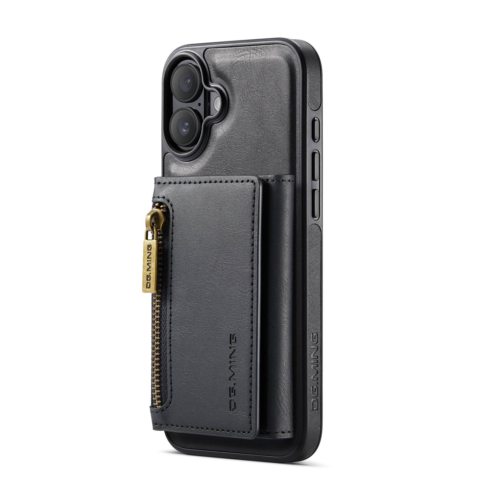 2-in-1 Magnetische Handyhülle für iPhone 16 Pro - Schwarz