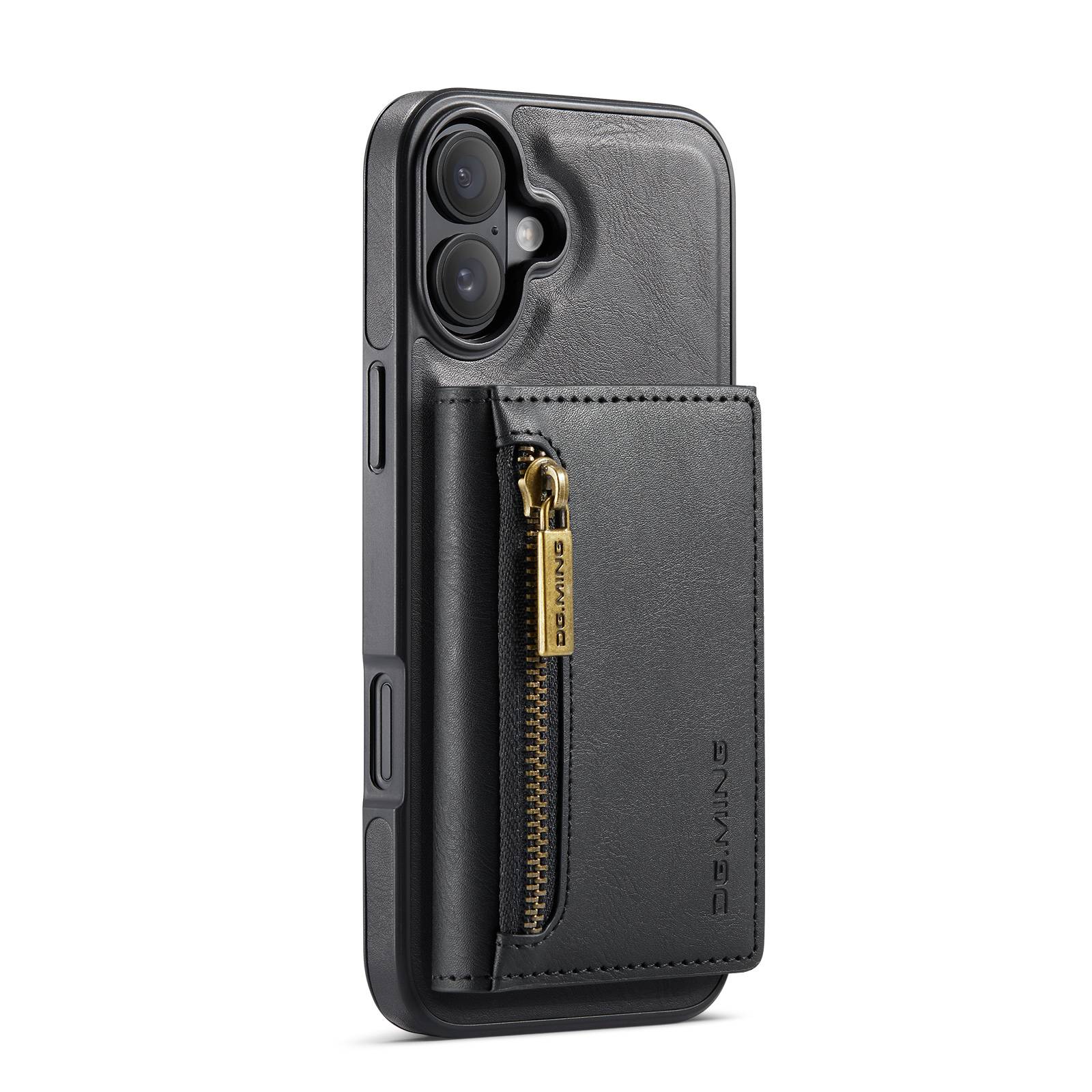 2-in-1 Magnetische Handyhülle für iPhone 16 Pro - Schwarz