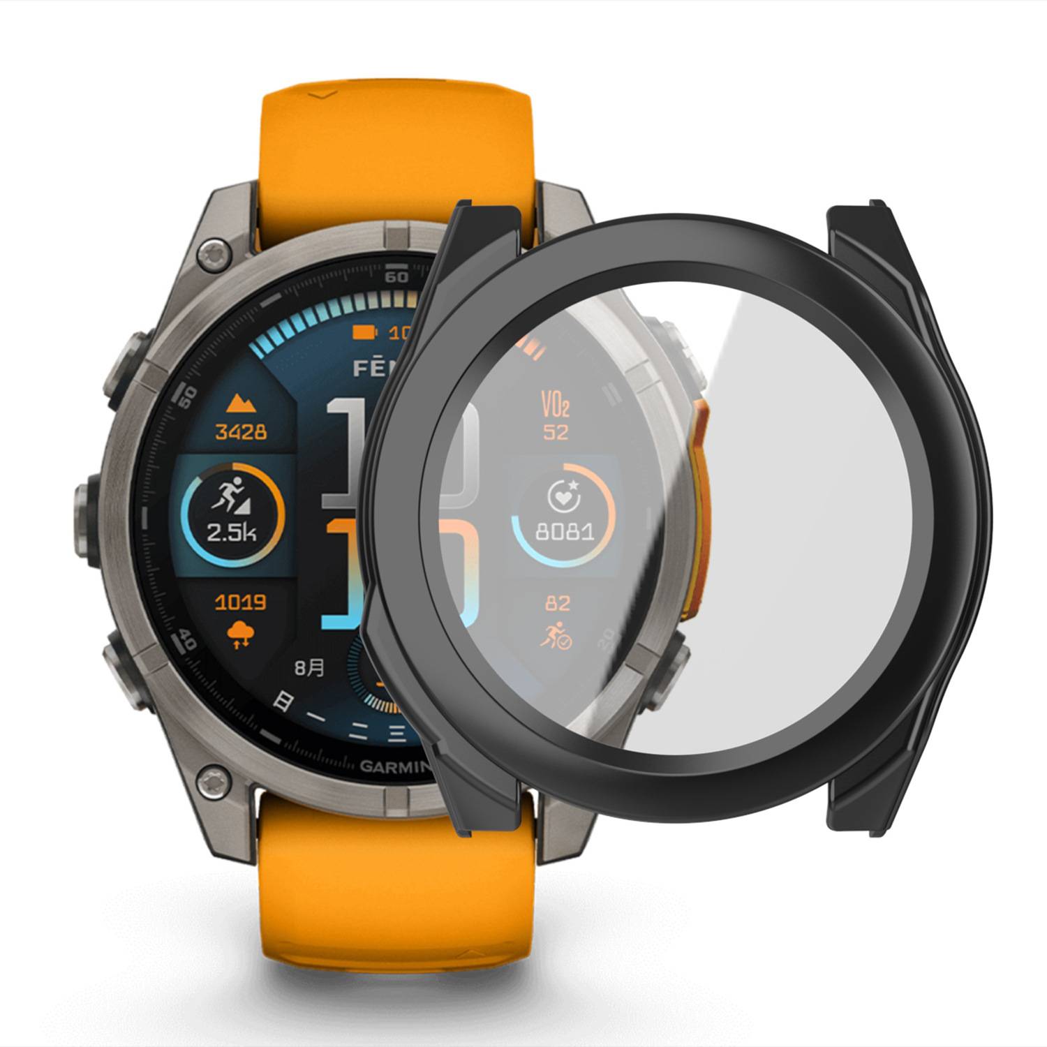 Schutzhülle für Garmin Fenix 8 Black M