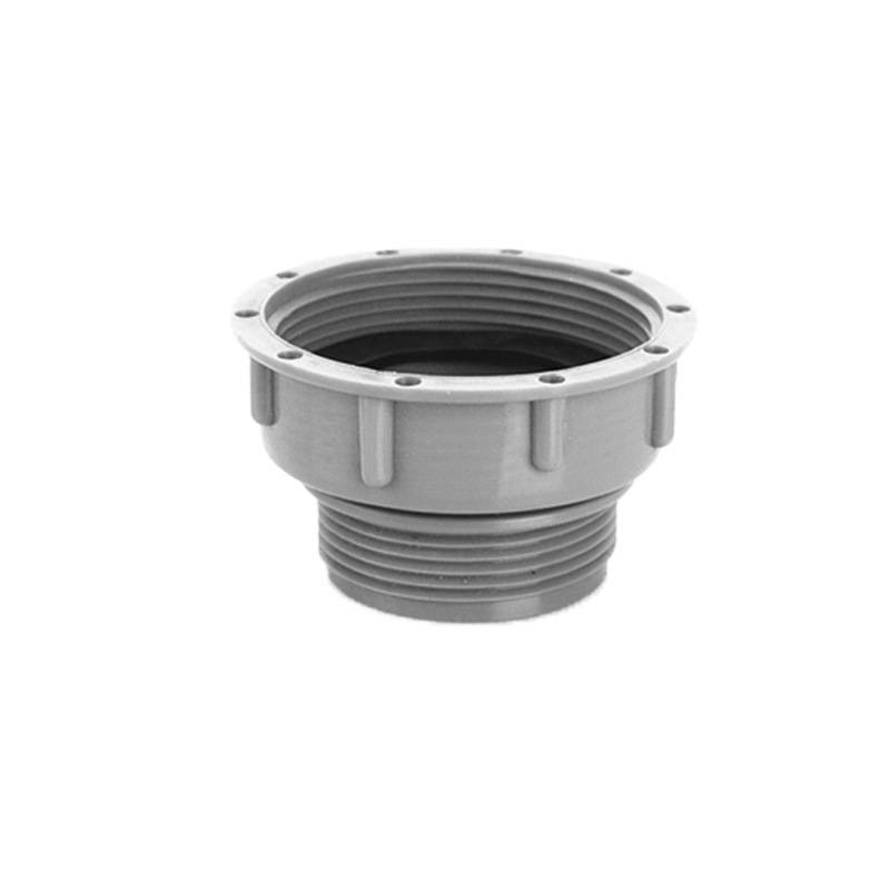 Küchenspüle Ablaufrohr Reduzierstück ABS Grau für Spüle und Abfallentsorger 60 mm bis 46 mm