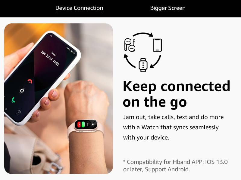 Smartwatch mit Bluetooth und Gesundheitsüberwachung Pink