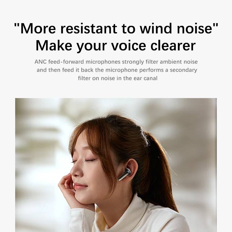 TWS-Kabellose Ohrhörer mit 6-Mikrofon-Rauschunterdrückung, J11 Pro White