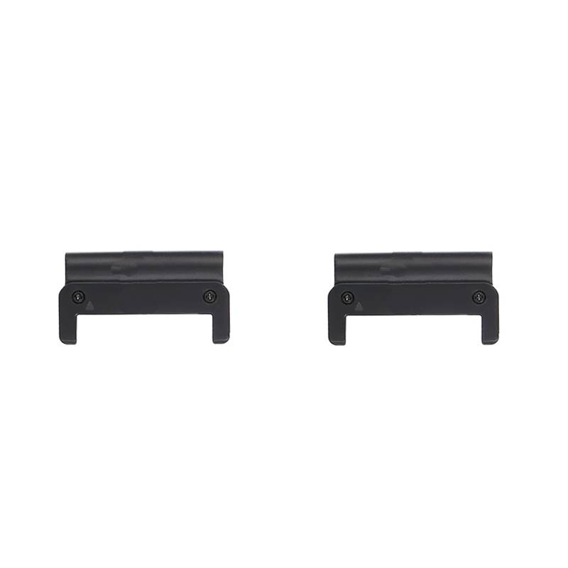 2er-Pack Uhrenarmband-Verbinder Black 20 mm