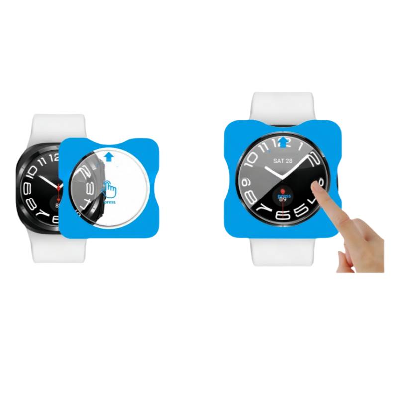 Displayschutzfolie aus gehärtetem Glas für Samsung Galaxy Watch (2er-Pack) Samsung Galaxy Watch 7 40mm