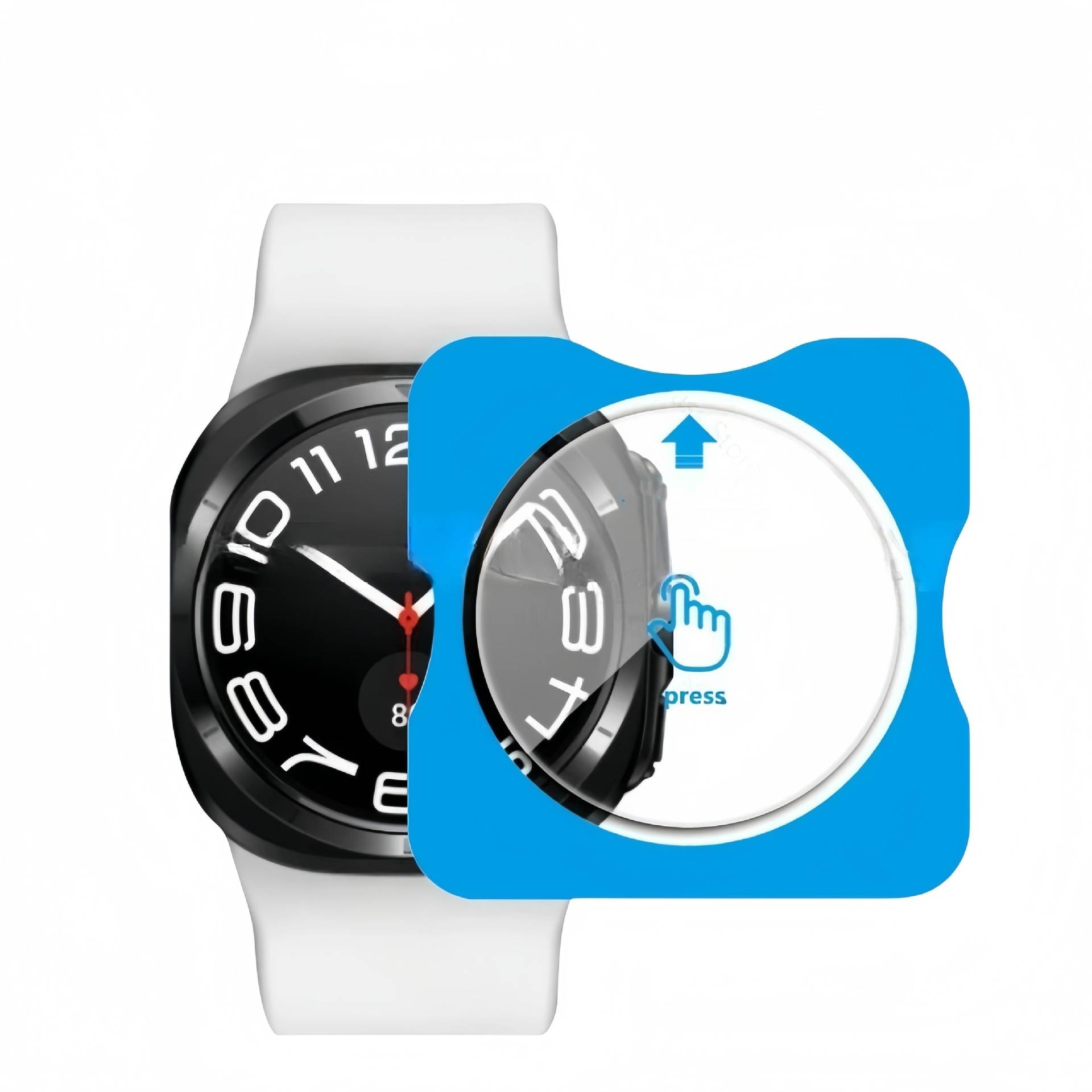 Displayschutzfolie aus gehärtetem Glas für Samsung Galaxy Watch (2er-Pack) Samsung Galaxy Watch 7 40mm