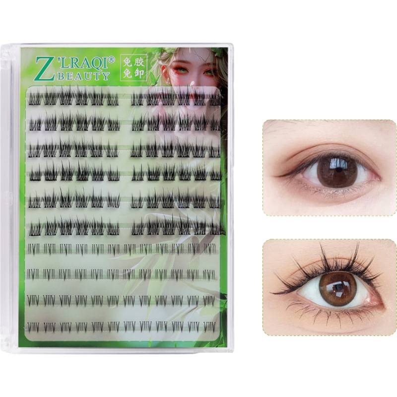 DIY Magnetisches Wimpernset - Kamelien- und Sonnenblumenstil