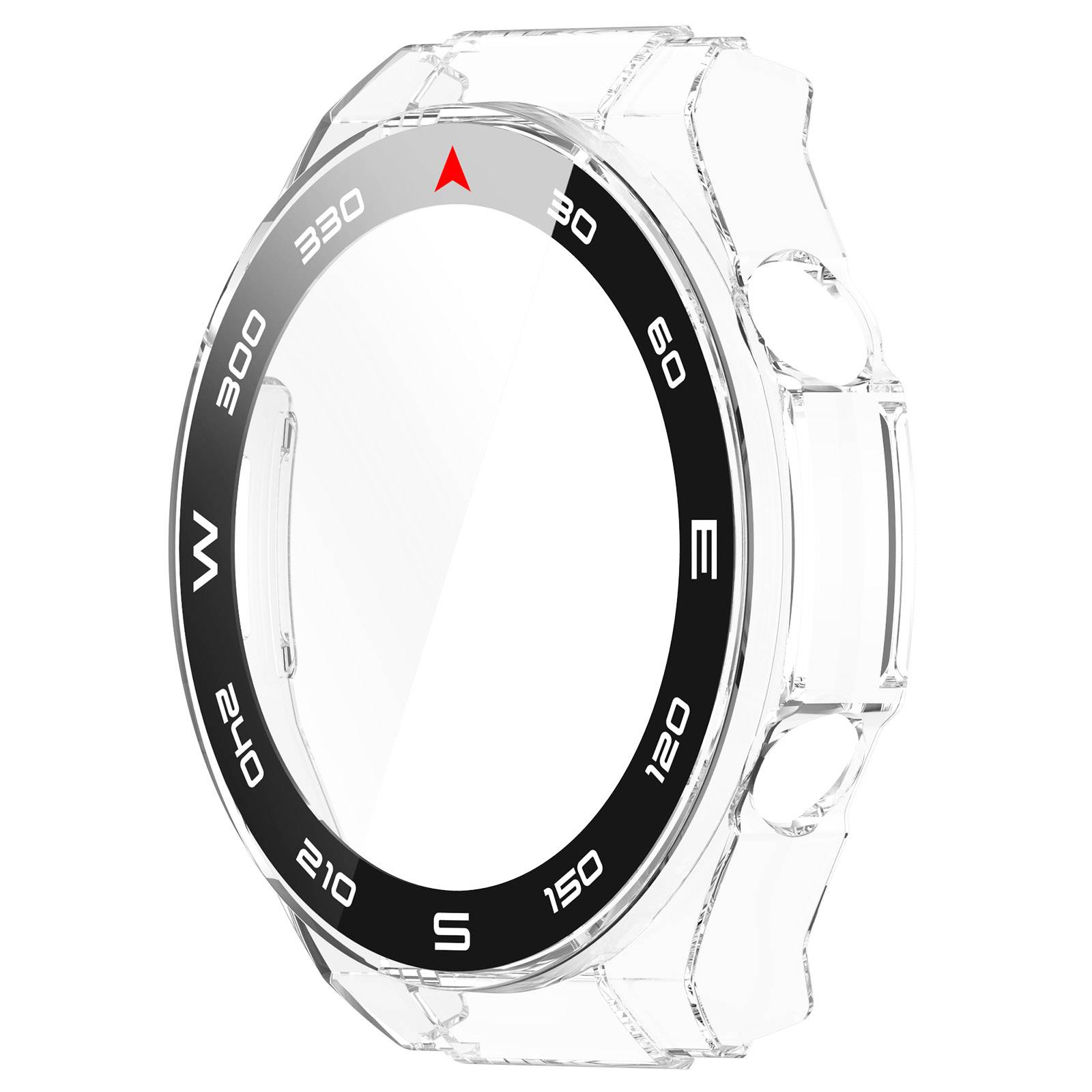 Schutzhülle für Huawei Watch Ultimate – Integrierte Schale und Gehäuse in Silber Transparent