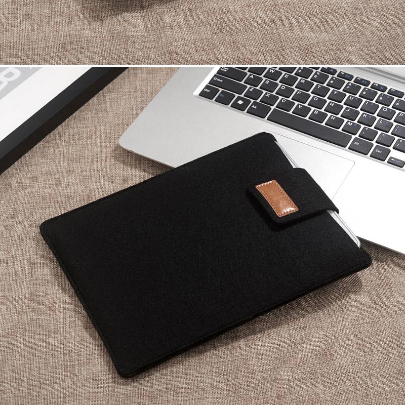 Schützende Filzhülle für iPad & Xiaomi Pad Tablets Black