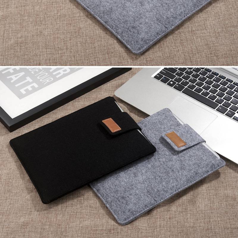 Schützende Filzhülle für iPad & Xiaomi Pad Tablets Black