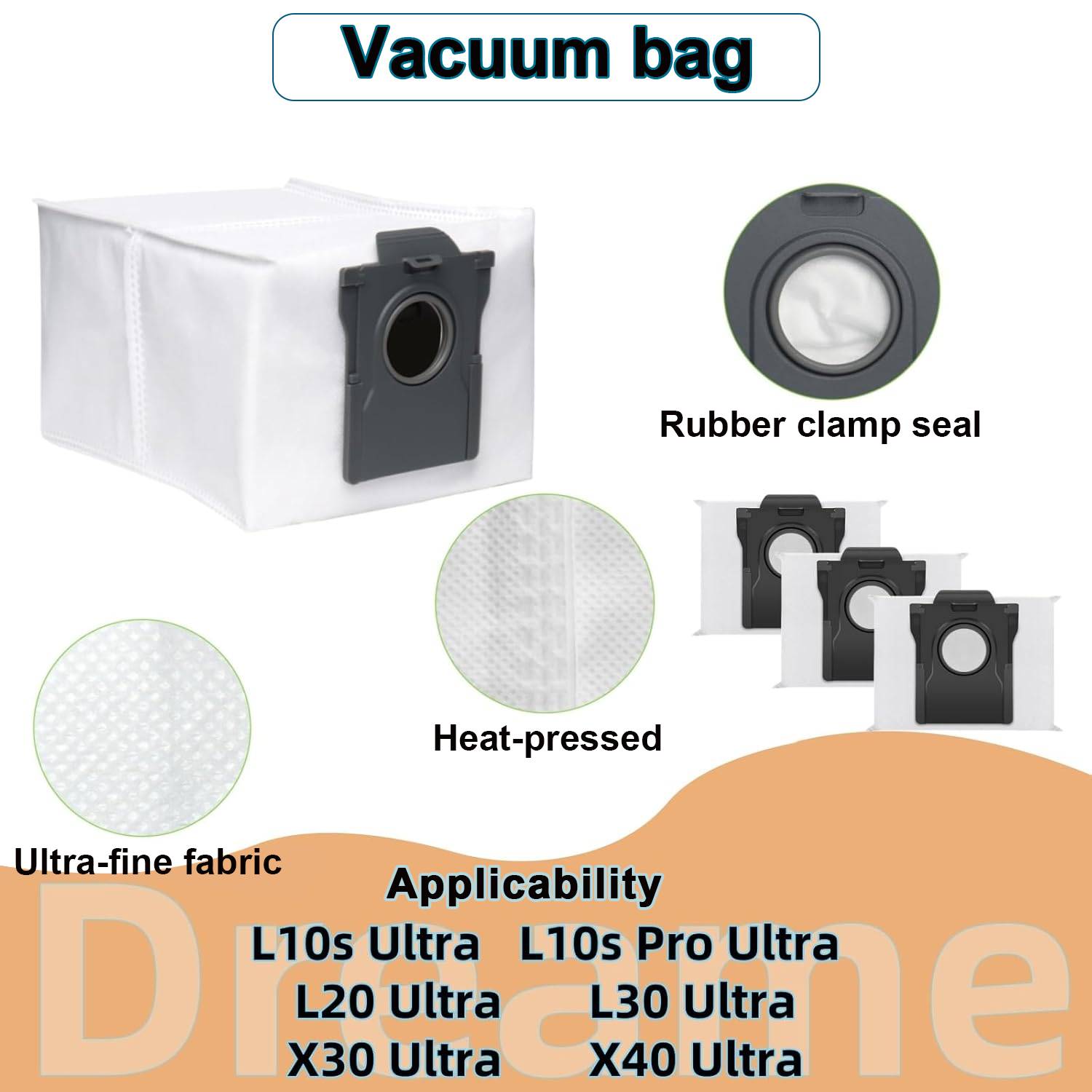 Zubehör für Dreame X40 Ultra/L40 Ultra Saugroboter