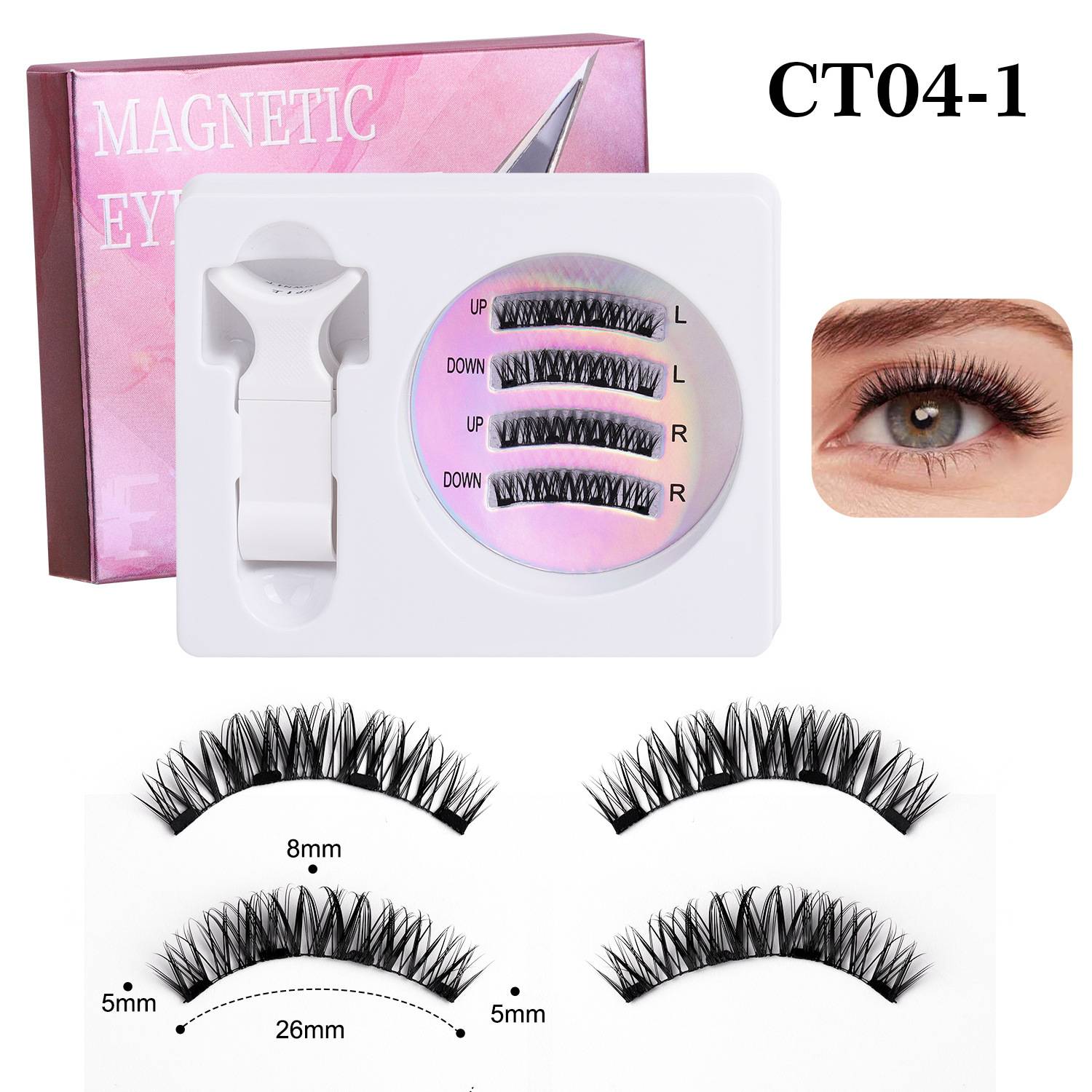 Magnetische Wimpern - CT04-1