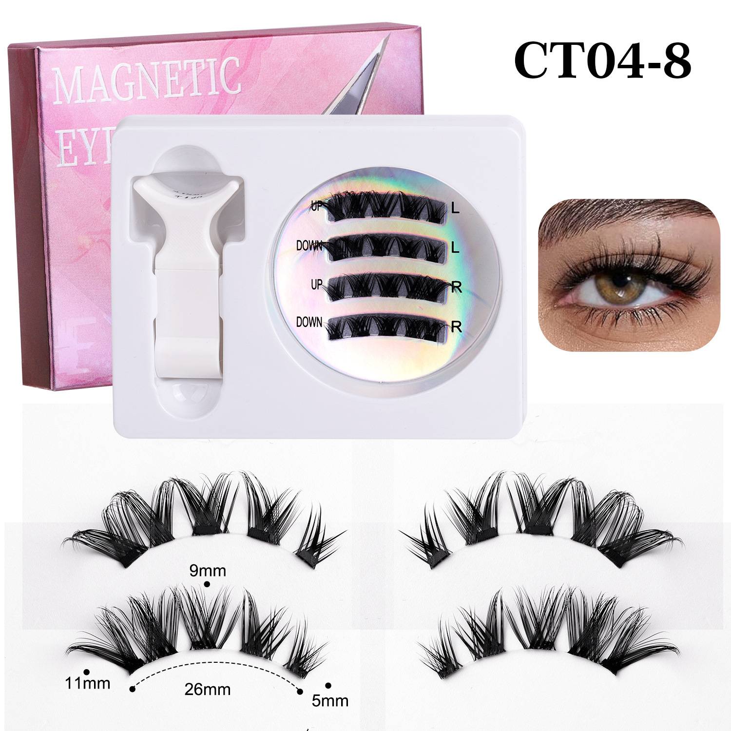 Magnetische Wimpern - CT04-8