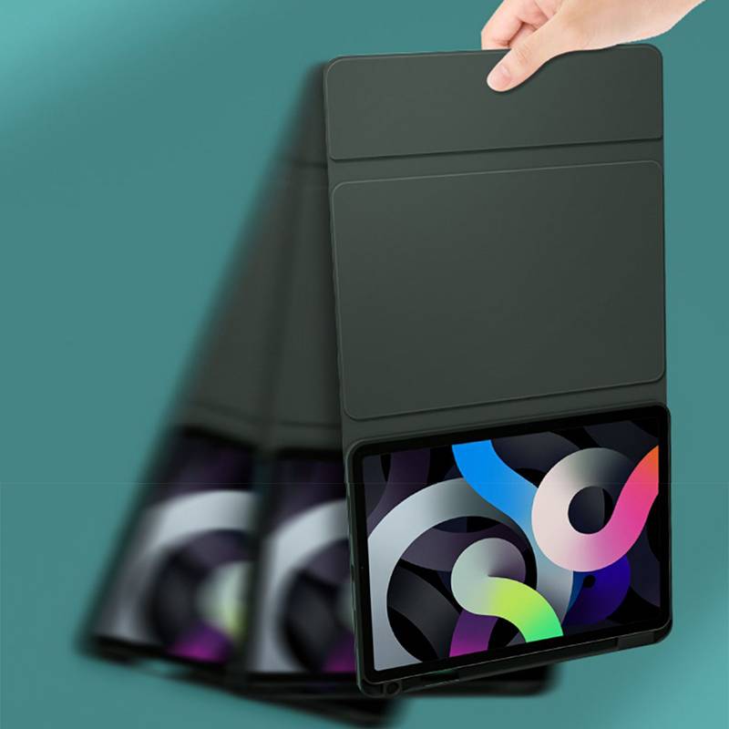 Tablet-Hülle mit Hintergrundbeleuchtung und Tastatur für iPad Black&White