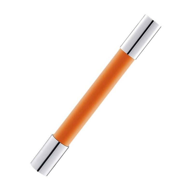 Verbesserter flexibler Wasserhahnverlängerer mit orangefarbenem Kupferkopf, 30 cm Orange