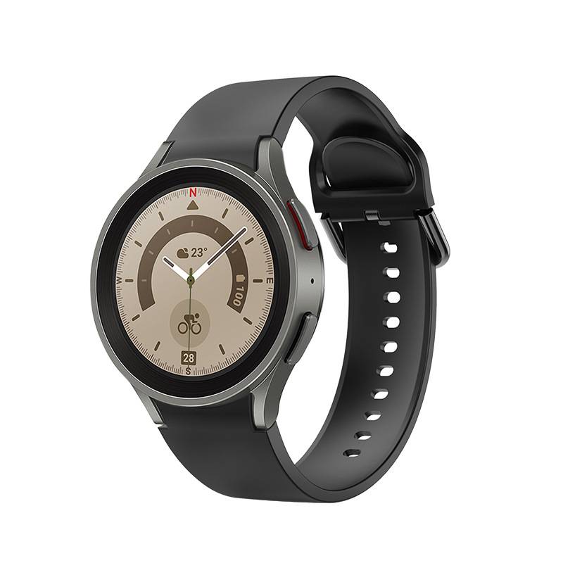 Silikonarmband für Samsung Galaxy Watch 5 - (40/44/45mm Pro) Black