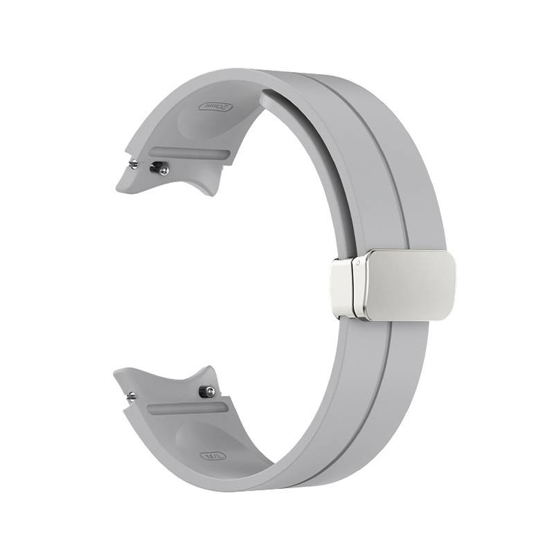 Silikon-Uhrenarmband mit Schnalle für Samsung Watch 5 Pro Grey