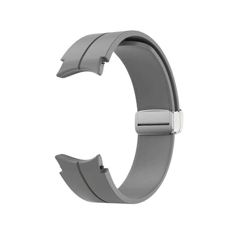 Silikon-Uhrenarmband mit Schnalle für Samsung Watch 5 Pro Grey