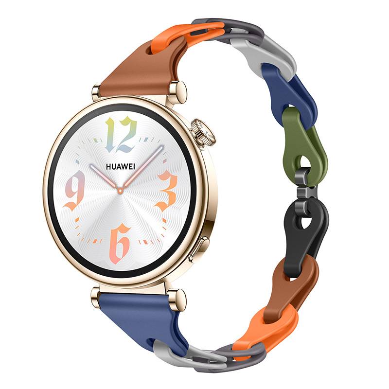 Silikon-Uhrenarmband für Huawei GT5/4 - 18mm Multicolor1