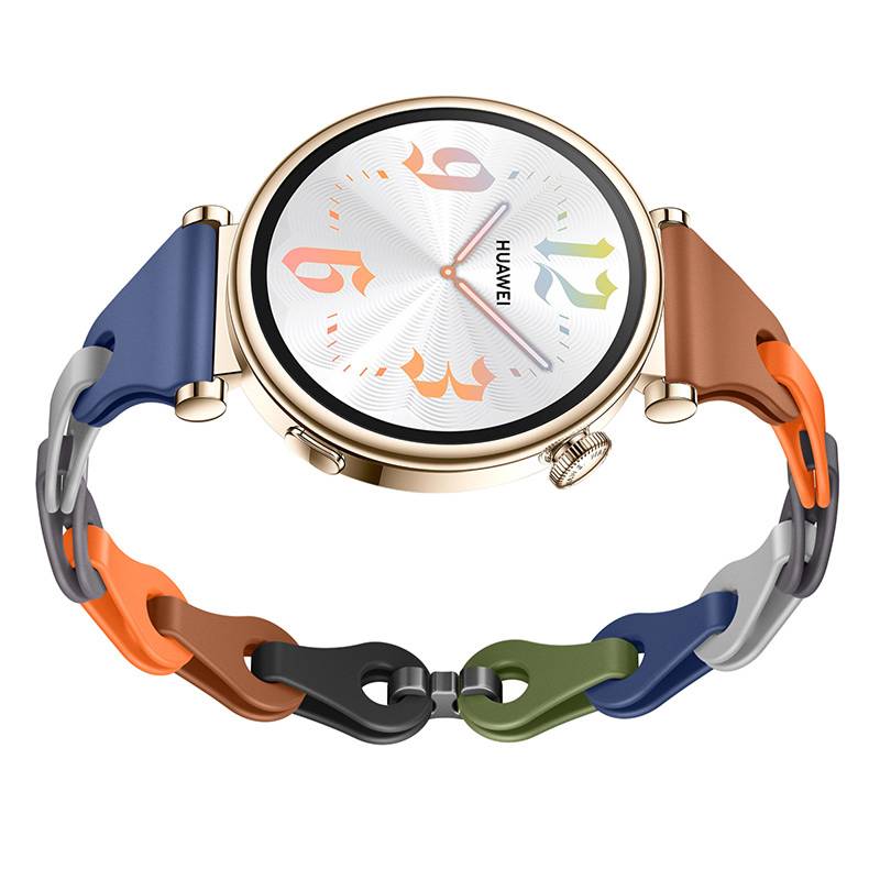 Silikon-Uhrenarmband für Huawei GT5/4 - 18mm Multicolor1