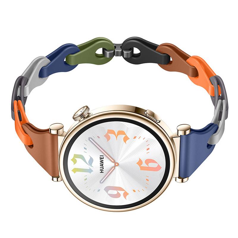 Silikon-Uhrenarmband für Huawei GT5/4 - 18mm Multicolor1