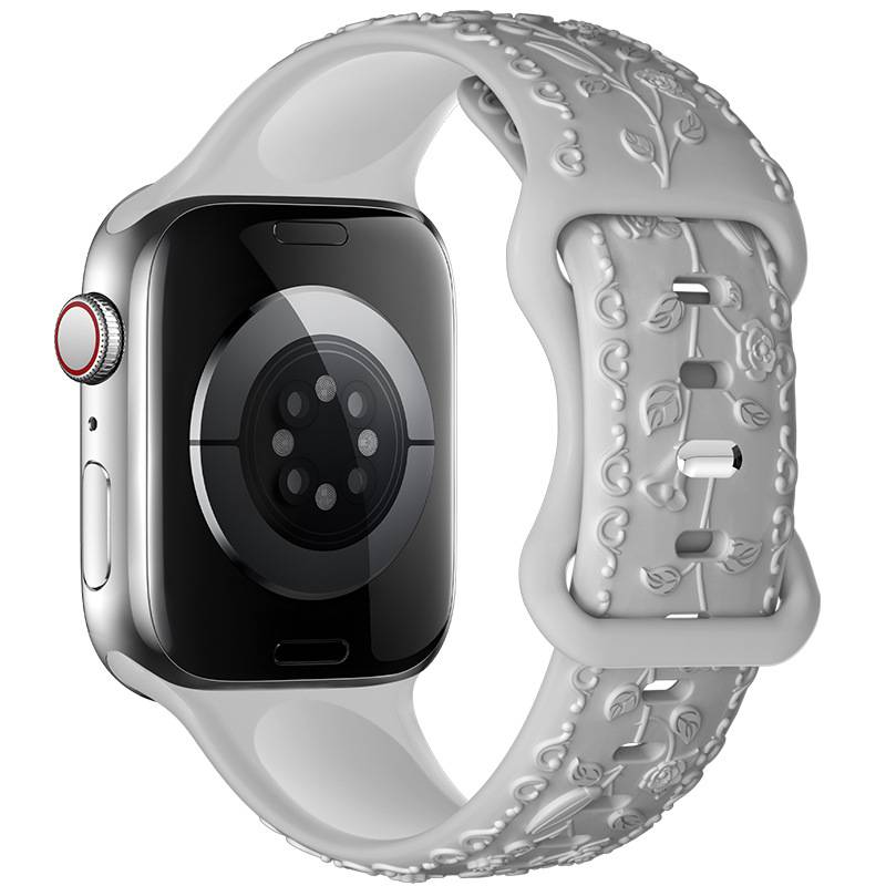 Silikonarmband für Apple Watch Grey 20 mm