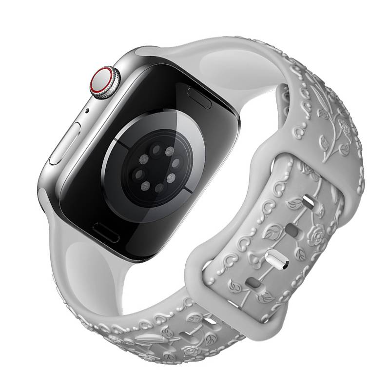 Silikonarmband für Apple Watch Grey 20 mm