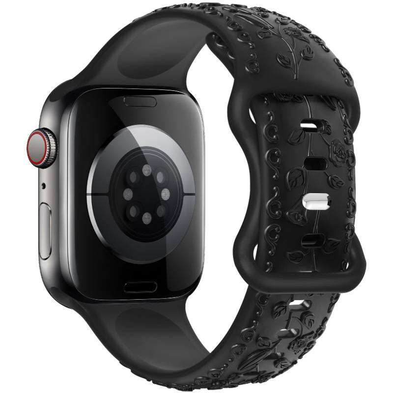 Silikonarmband für Apple Watch Black 22 mm