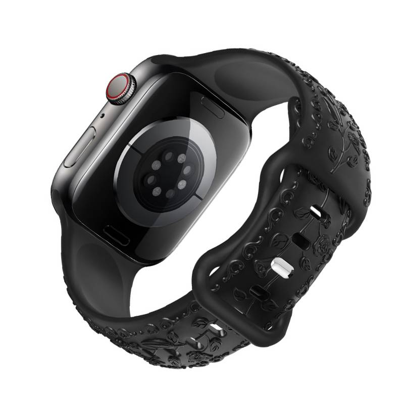 Silikonarmband für Apple Watch Black 22 mm